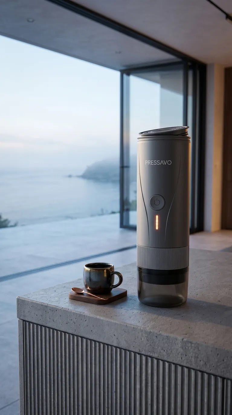 The Barista's Machine. Now Pocket-Sized.